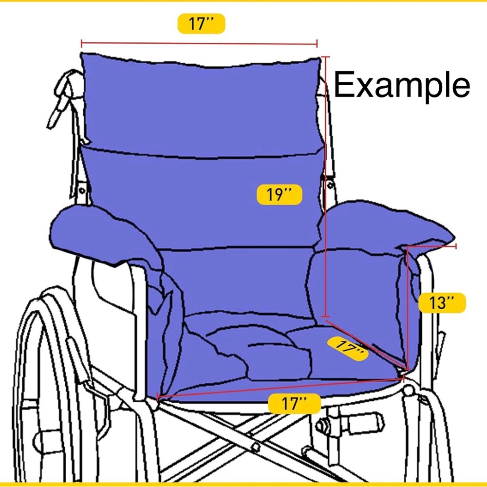 💙 Wheelchair Cushion Set Nwot ❣️Ship Alone❣️ - Picture 5 of 6